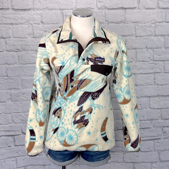 Patagonia Tops - Patagonia Womens Synchilla Snap-T Fleece Pullover Moon Owl size XS